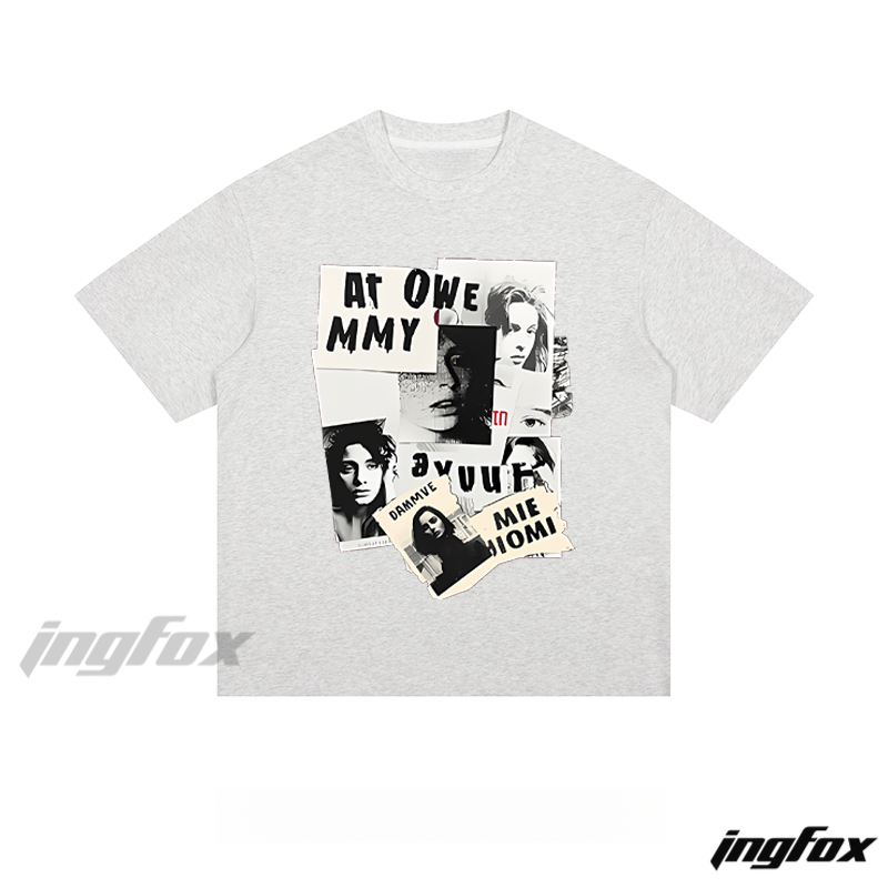 Vintage Photo Collage - Loose Fit Short Sleeve T-Shirt