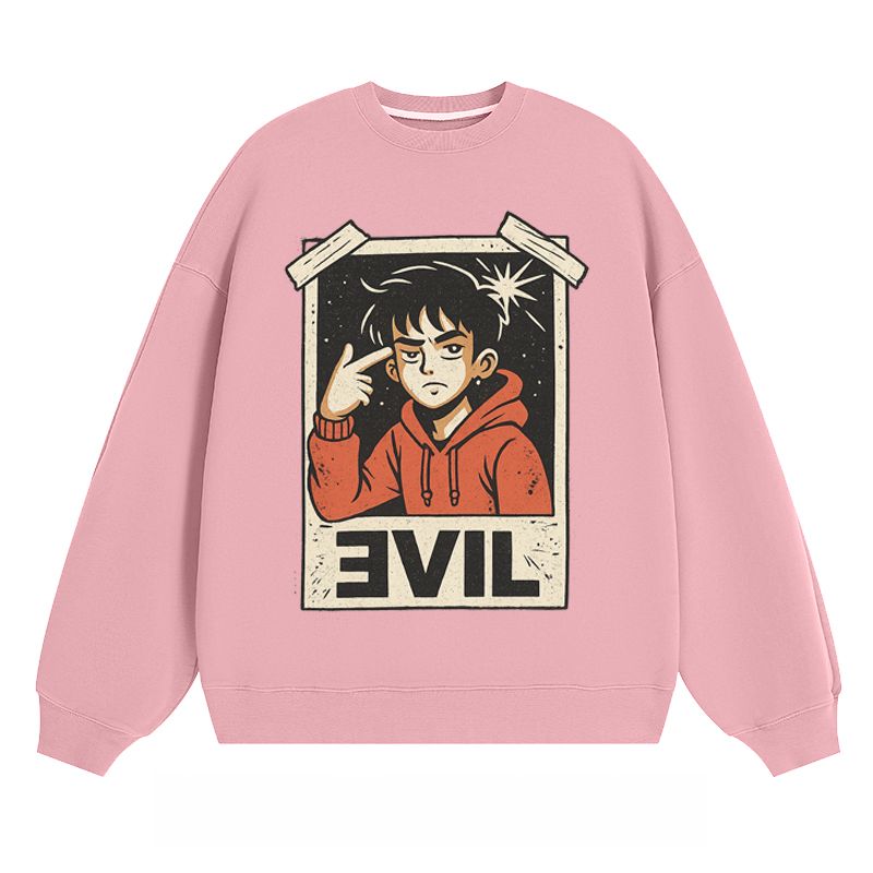 Evil Graphic - Classic Unisex Fit Crewneck Sweatshirt