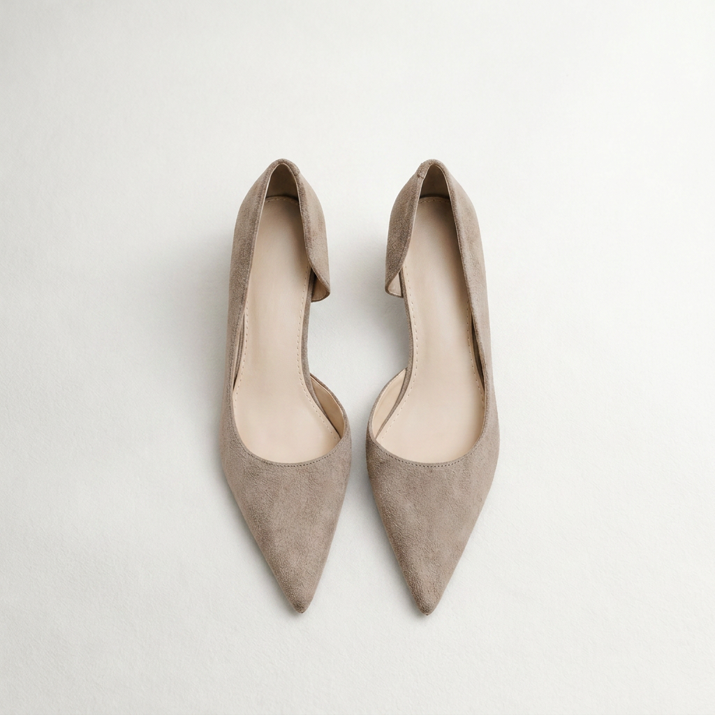 Side-opening high heels