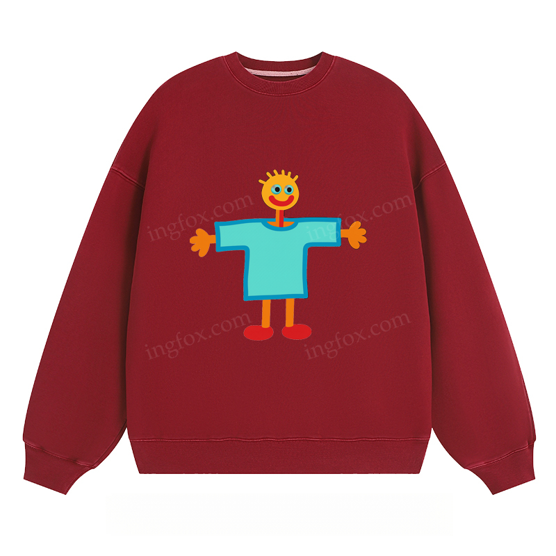 Cartoon Character - Classic Unisex Fit Crewneck Sweatshirt