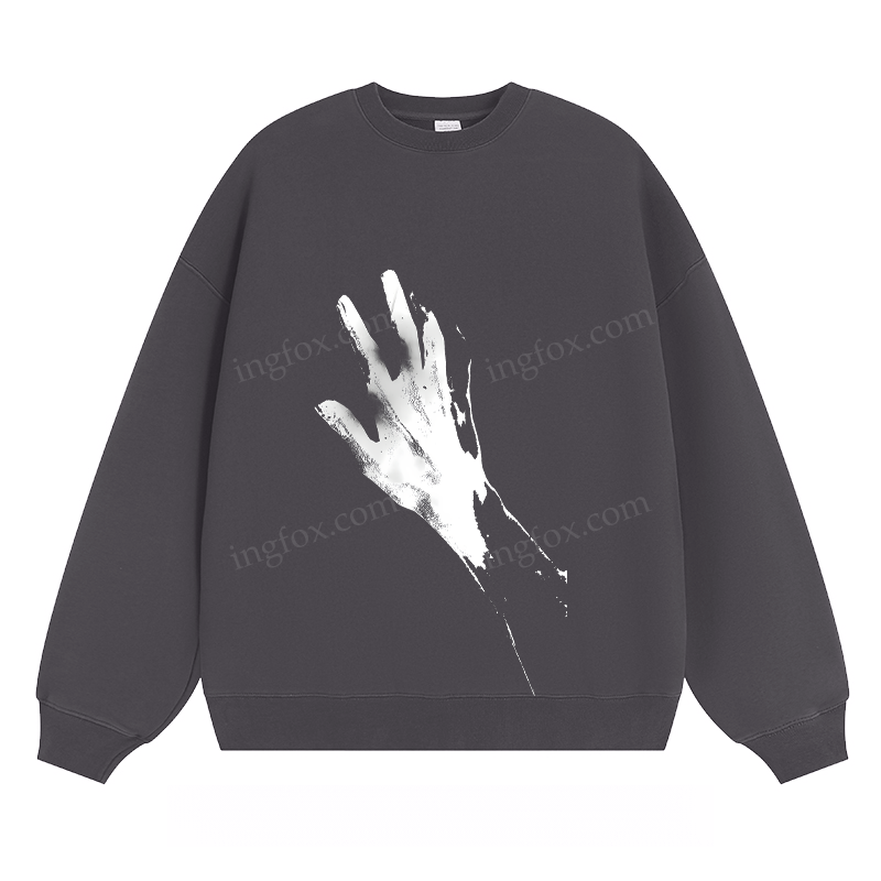 Artistic Hand Graphic - Classic Unisex Fit Crewneck Sweatshirt