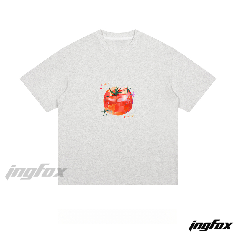 Artistic Tomato Illustration - Loose Fit Short Sleeve T-Shirt