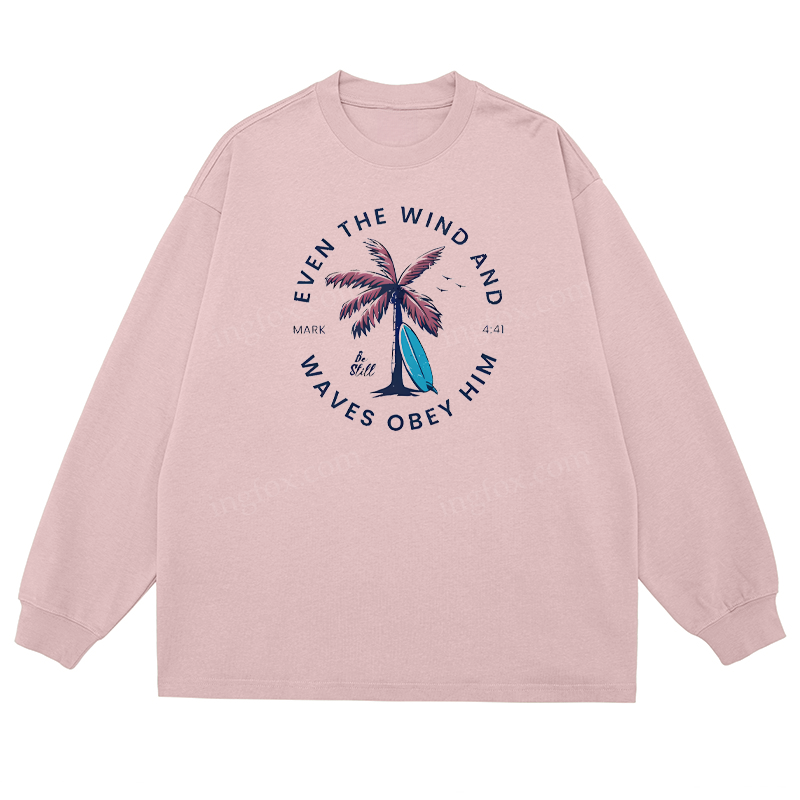 Mark 4:41 Biblical Quote - Classic Unisex Fit Cotton Long Sleeve Tee