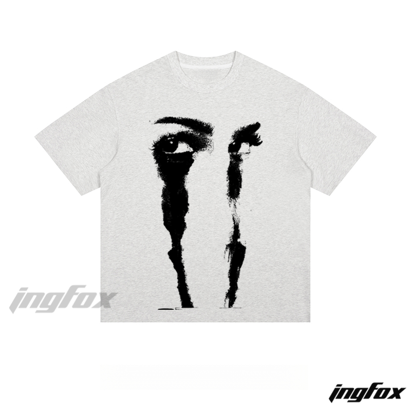 Abstract Eye Drip - Loose Fit Short Sleeve T - Shirt