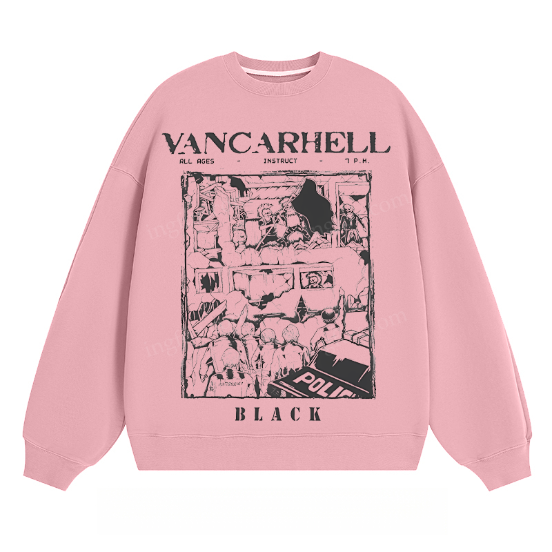VANCARHELL Black - Classic Unisex Fit Crewneck Sweatshirt