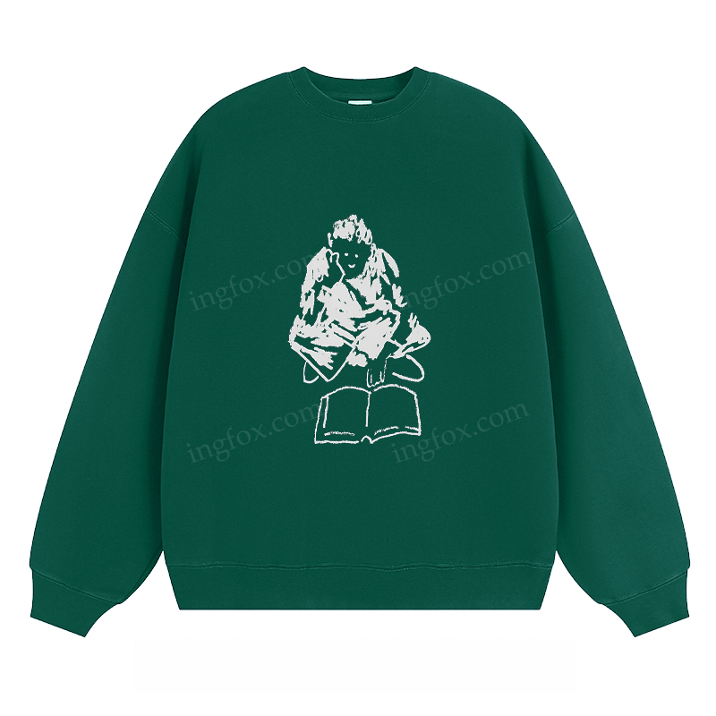 Reading Figure - Classic Unisex Fit Crewneck Sweatshirt