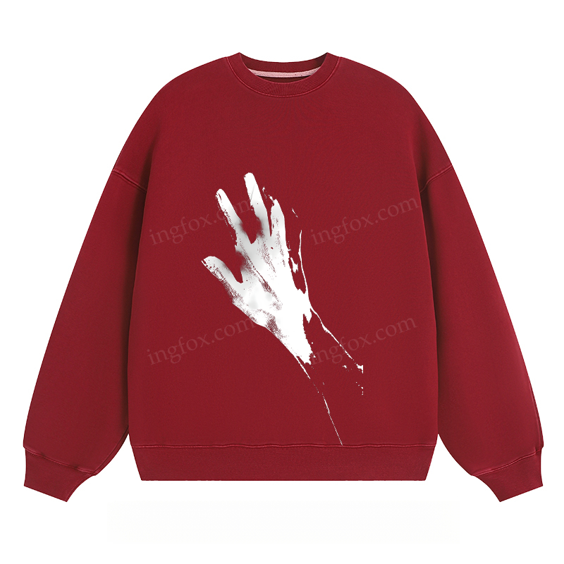 Artistic Hand Graphic - Classic Unisex Fit Crewneck Sweatshirt