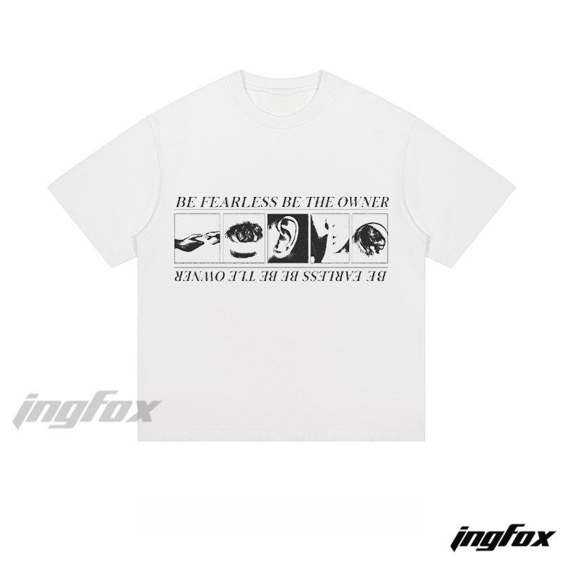 Fearless Owner Graphic - Loose Fit Short Sleeve T - Shirt