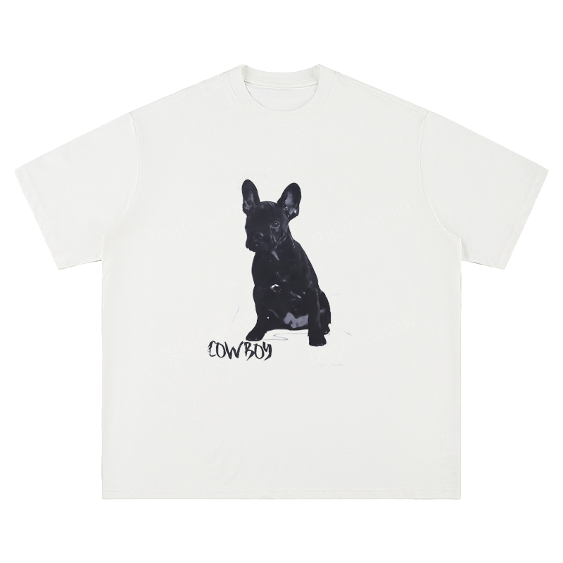 French Bulldog "Cowboy" - Unisex Fit Short Sleeve T - Shirt