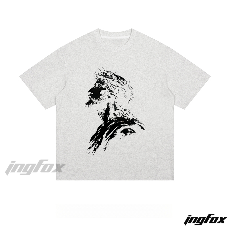 Crown of Thorns Portrait - Loose Fit Short Sleeve T-Shirt