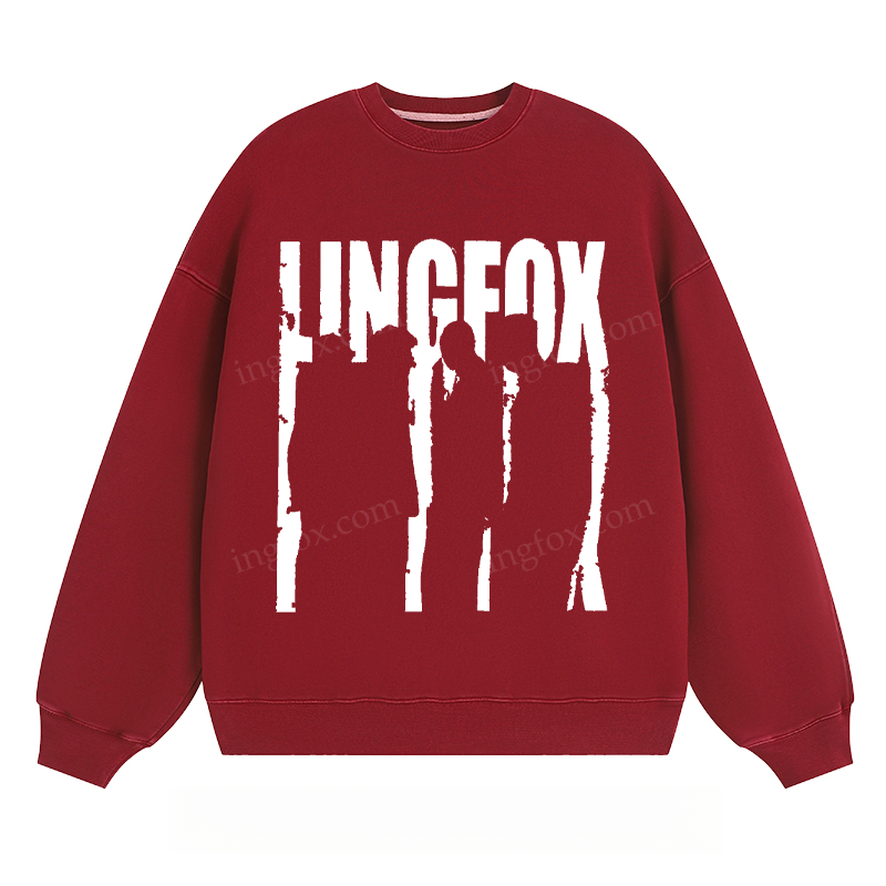 LINGFOX Silhouette - Classic Unisex Fit Crewneck Sweatshirt