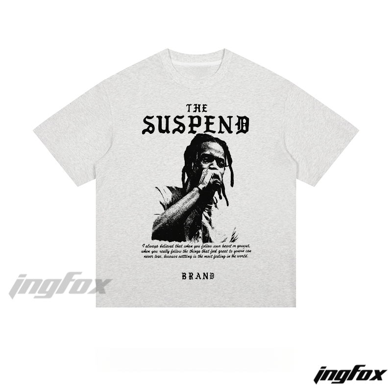 "THE SUSPEND" Quote & Portrait - Loose Fit Short Sleeve T-Shirt