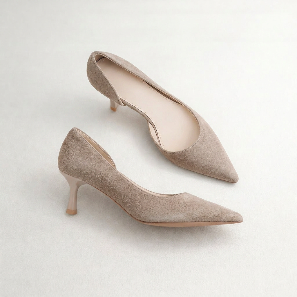 Side-opening high heels