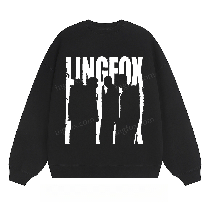 LINGFOX Silhouette - Classic Unisex Fit Crewneck Sweatshirt