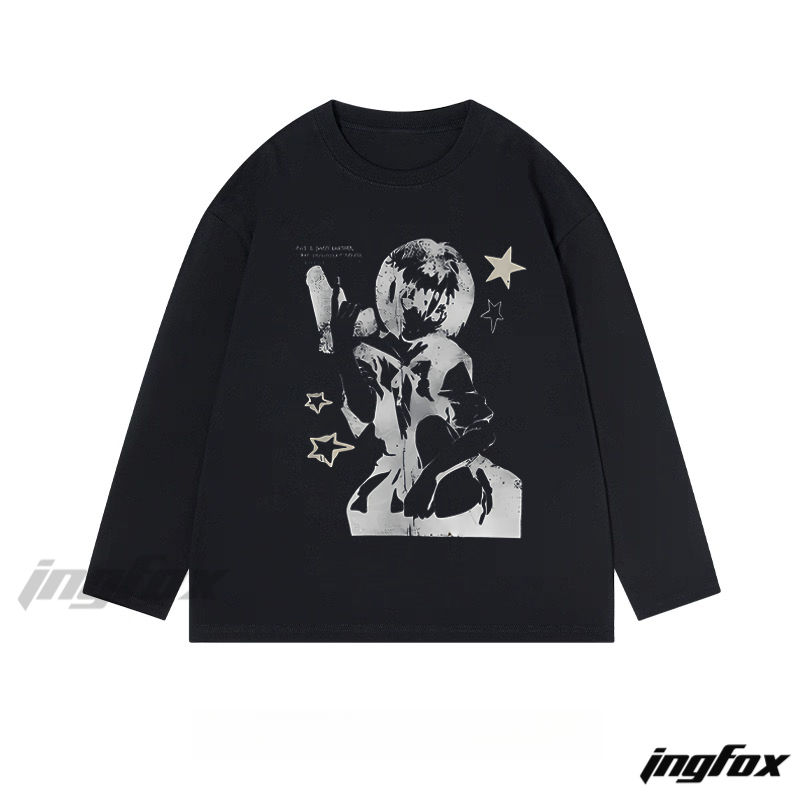 Anime Star - Classic Cotton Long Sleeve Tee