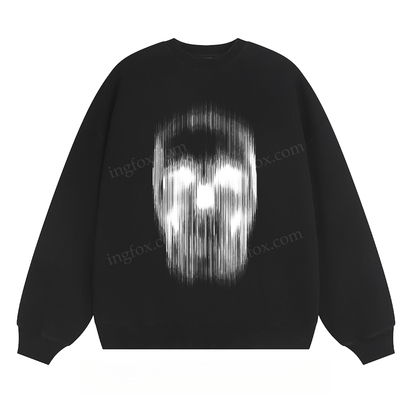 Abstract Skull Graphic - Classic Unisex Fit Crewneck Sweatshirt