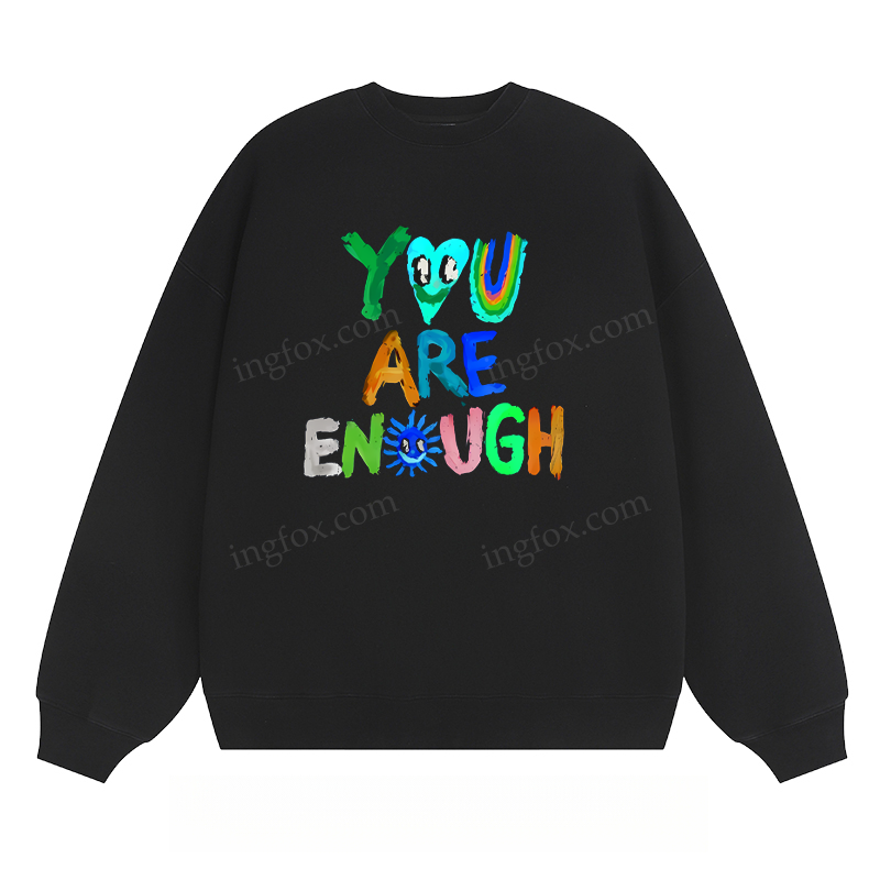 "You Are Enough" - Classic Unisex Fit Crewneck Sweatshirt