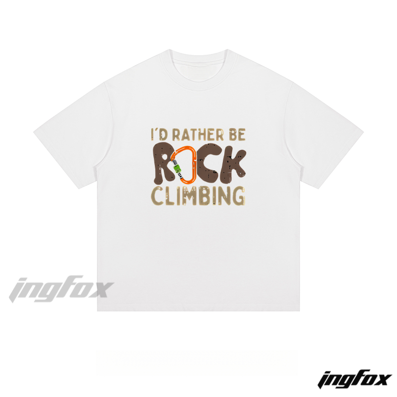 Rock Climbing Enthusiast Graphic - Loose Fit Short Sleeve T-Shirt