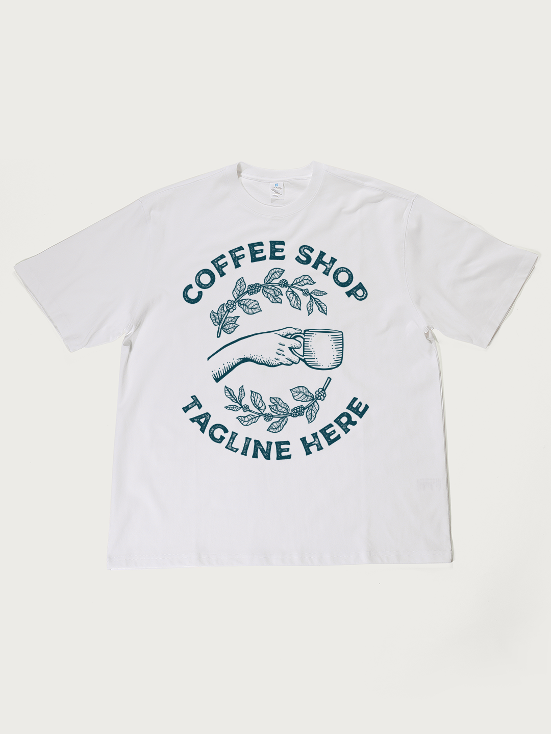 Coffee Shop Theme - Unisex Retro Cotton Short Sleeve T-Shirt