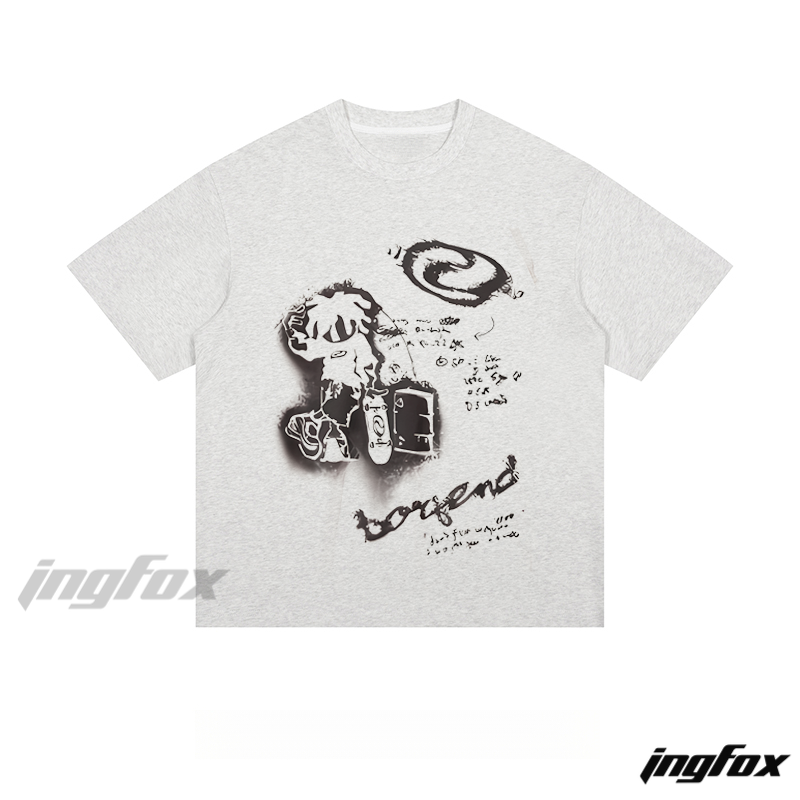 Graffiti - Art Skate Vibe - Loose Fit Short Sleeve T - Shirt
