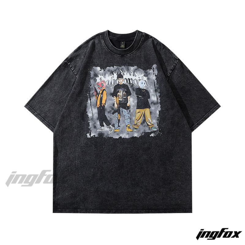 Street Gang - Vintage Washed Oversized T-Shirt