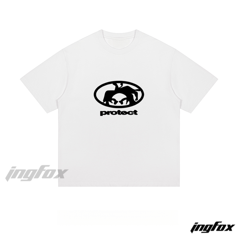 "Protect" Silhouette Graphic - Loose Fit Short Sleeve T-Shirt