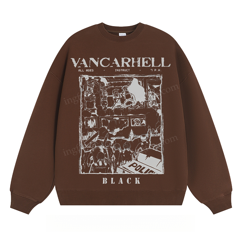 VANCARHELL Black - Classic Unisex Fit Crewneck Sweatshirt