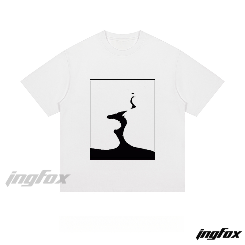 Minimalist Silhouette - Loose Fit Short Sleeve T - Shirt