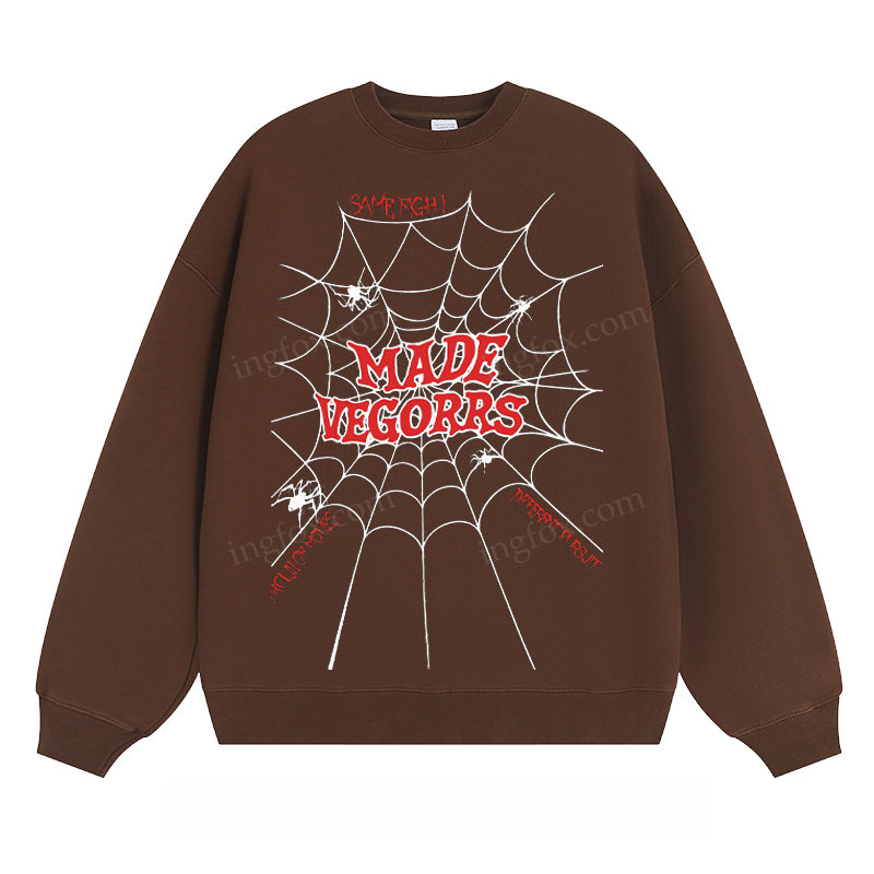 "MADE VEGORRS" Spider Web - Classic Unisex Fit Crewneck Sweatshirt