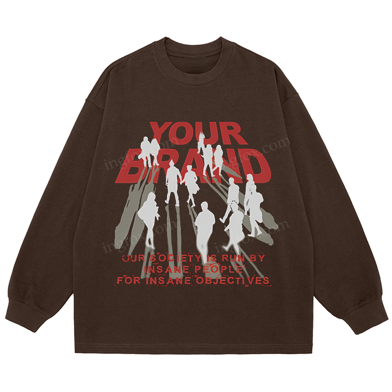 "Your Brand" Social Commentary - Classic Unisex Fit Cotton Long Sleeve Tee