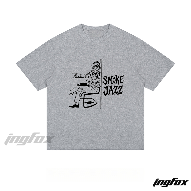 Smoke Jazz - Loose Fit Short Sleeve T - Shirt