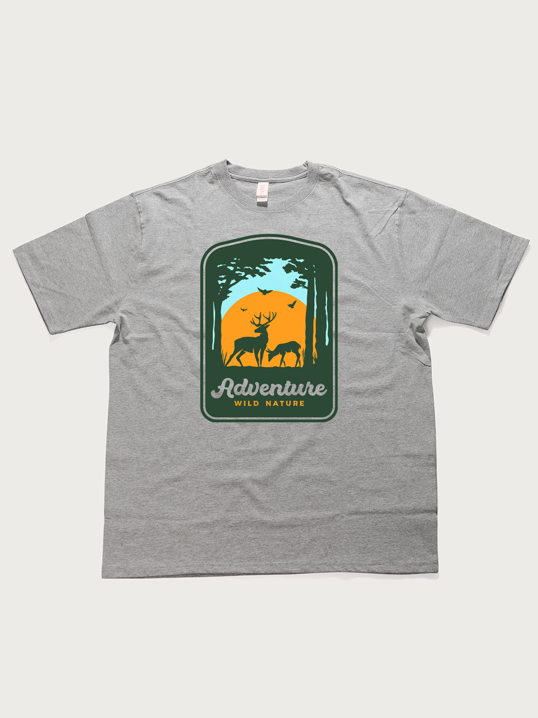 Adventure Wild Nature - Unisex Retro Cotton Short Sleeve T-Shirt