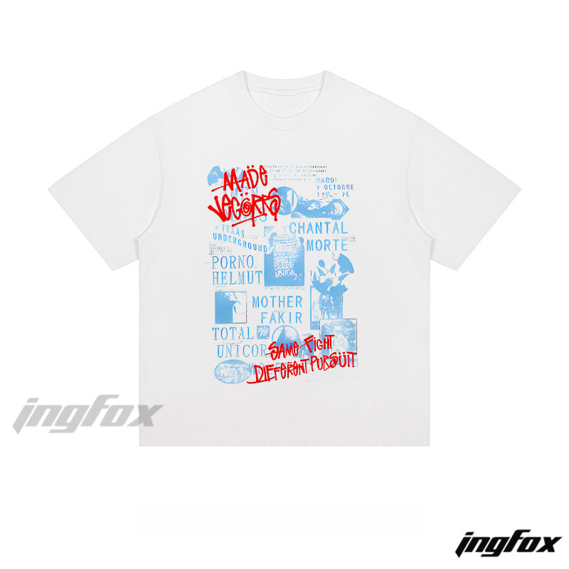 Retro Collage - Loose Fit Short Sleeve T-Shirt