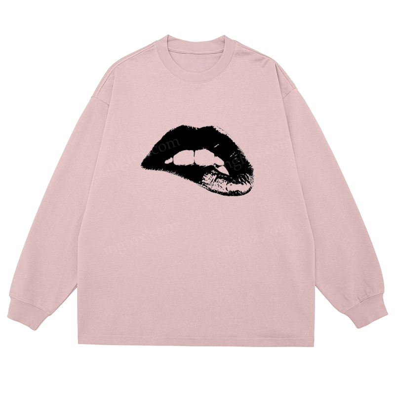 Vampire Lips - Classic Unisex Fit Cotton Long Sleeve Tee