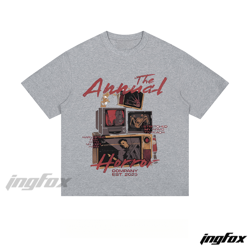 Horror TV Collage - Loose Fit Short Sleeve T-Shirt