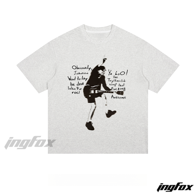 Rock Energy - Loose Fit Short Sleeve T - Shirt