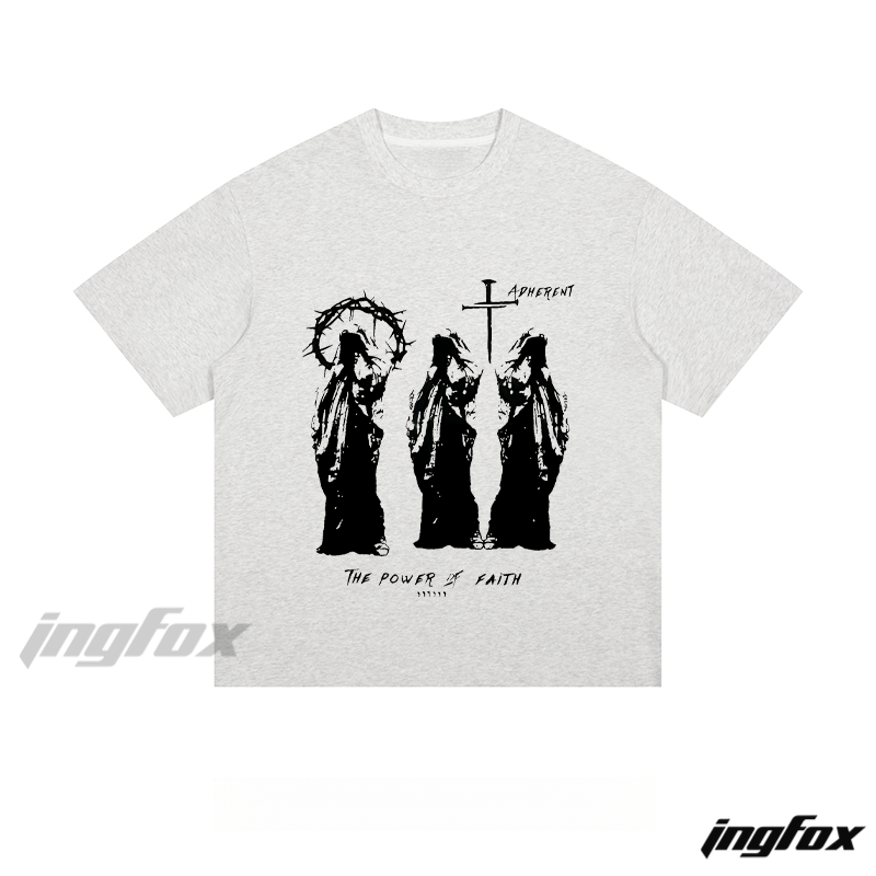 Faith Symbol - Loose Fit Short Sleeve T - Shirt