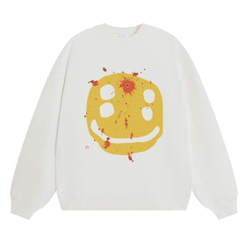 Smiley Splatter - Classic Unisex Fit Crewneck Sweatshirt