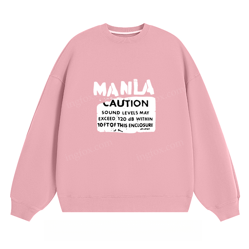 Manila Caution - Classic Unisex Fit Crewneck Sweatshirt