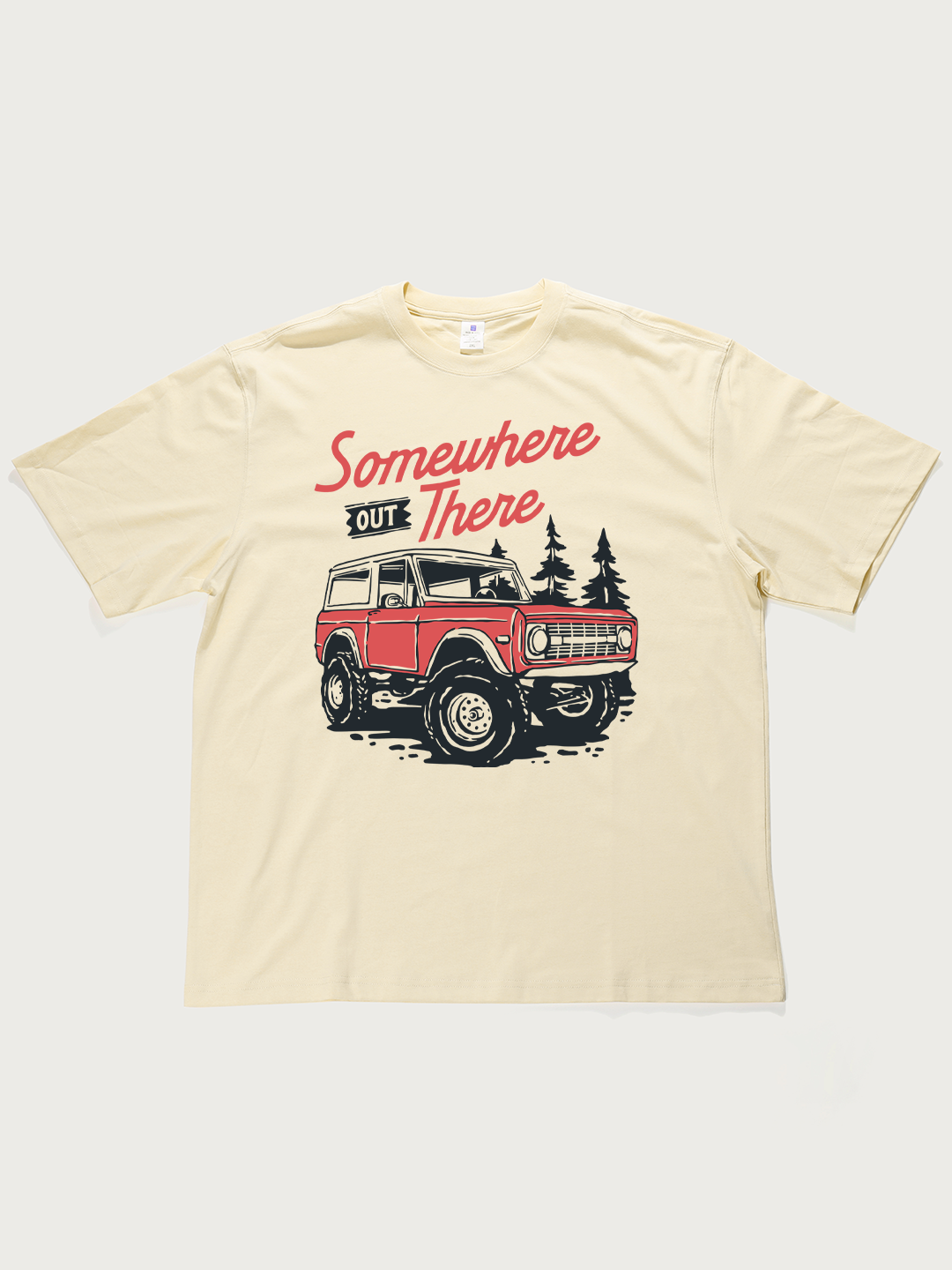 Somewhere Out There Off-Road - Unisex Retro Cotton Short Sleeve T-Shirt