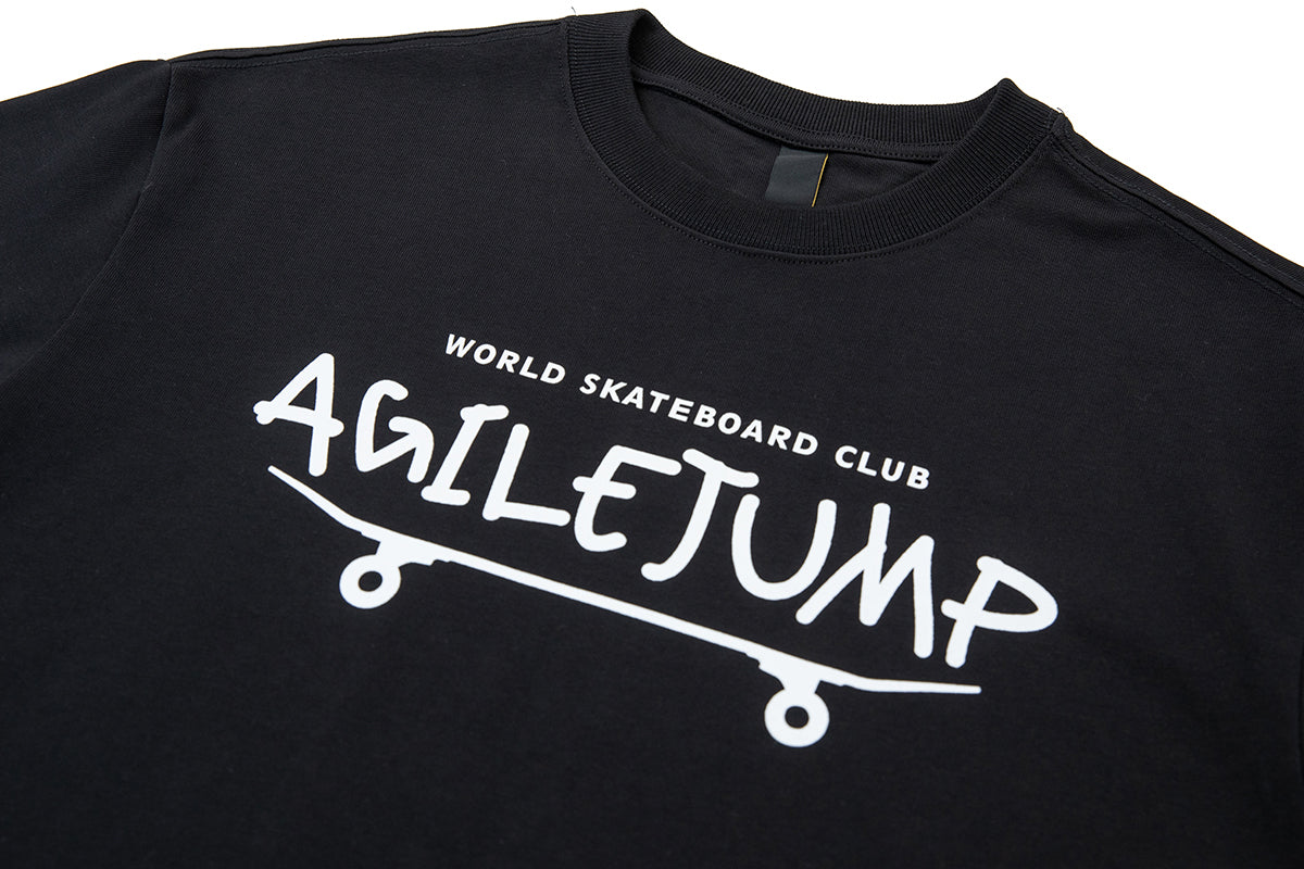 AGILEJUMP - Short Sleeve Loose Fit T-shirt