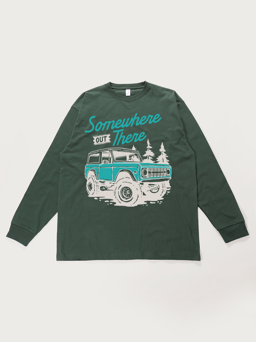 Somewhere Out There Off-Road - Unisex Retro Cotton Long Sleeve T-Shirt