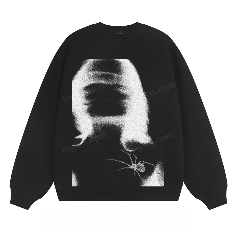 Artistic Portrait & Spider - Classic Unisex Fit Crewneck Sweatshirt