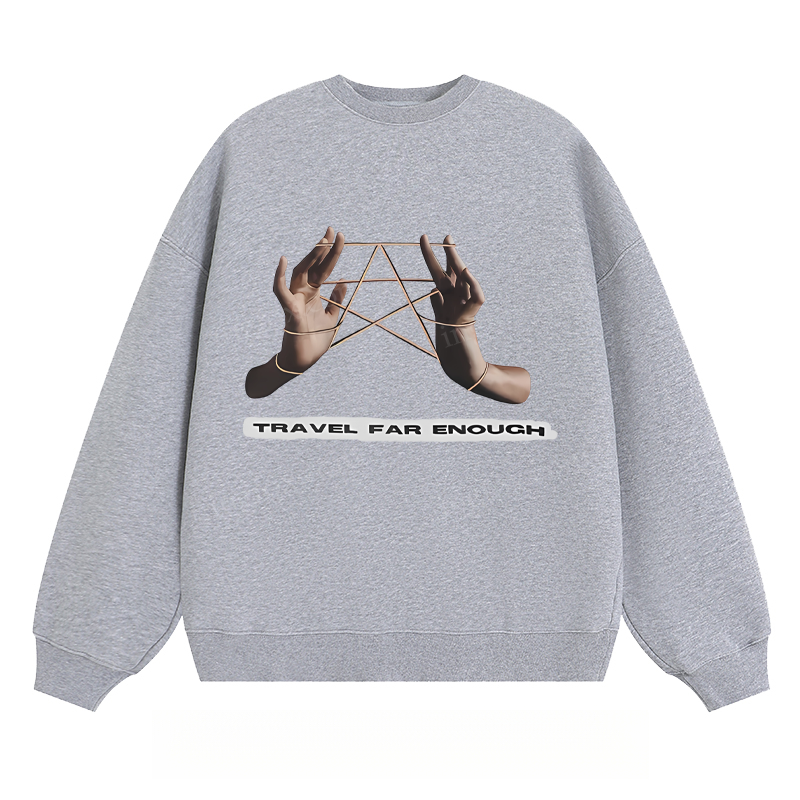 Travel Far Enough - Classic Unisex Fit Crewneck Sweatshirt