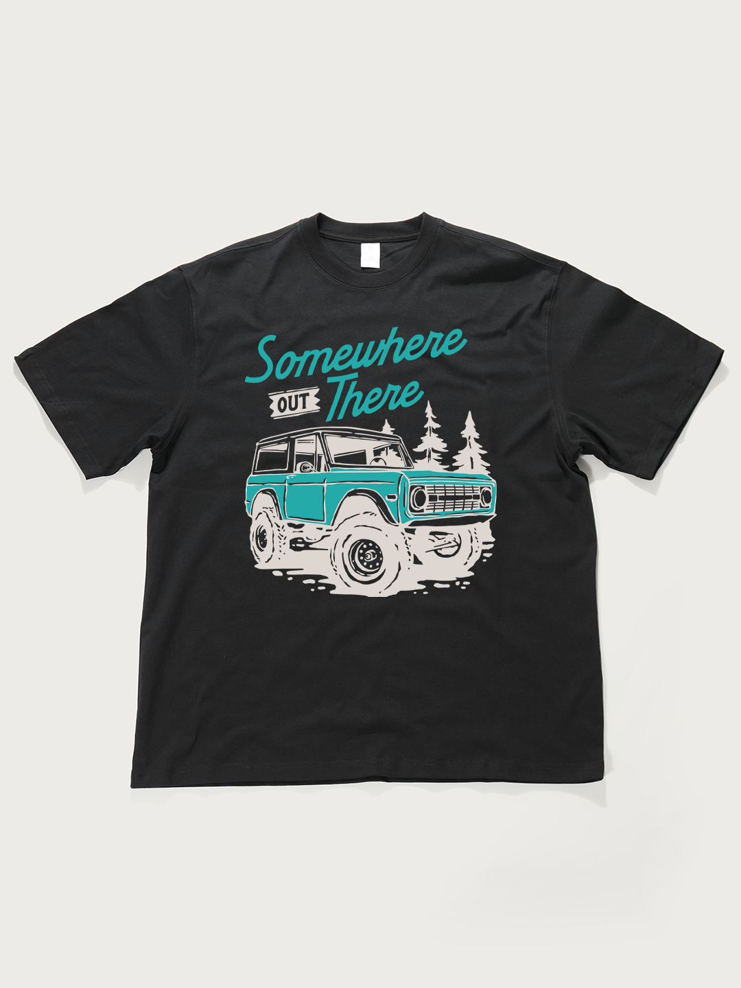 Somewhere Out There Off-Road - Unisex Retro Cotton Short Sleeve T-Shirt