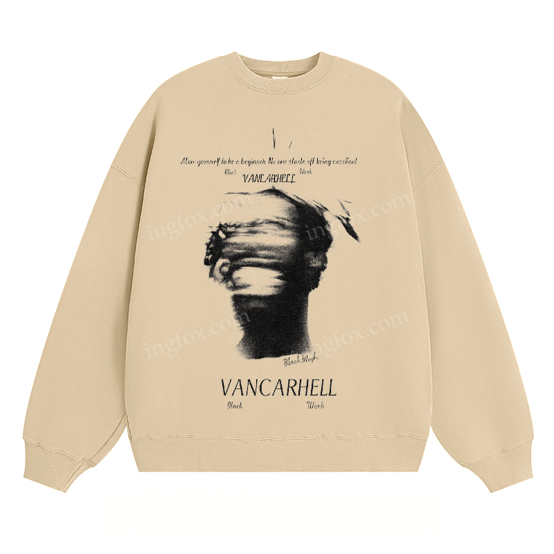 Vancarhell Artistic Portrait - Classic Unisex Fit Crewneck Sweatshirt