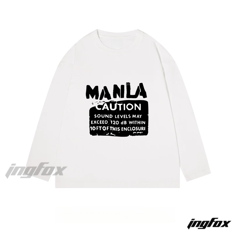 Manila Caution - Classic Cotton Long Sleeve Tee