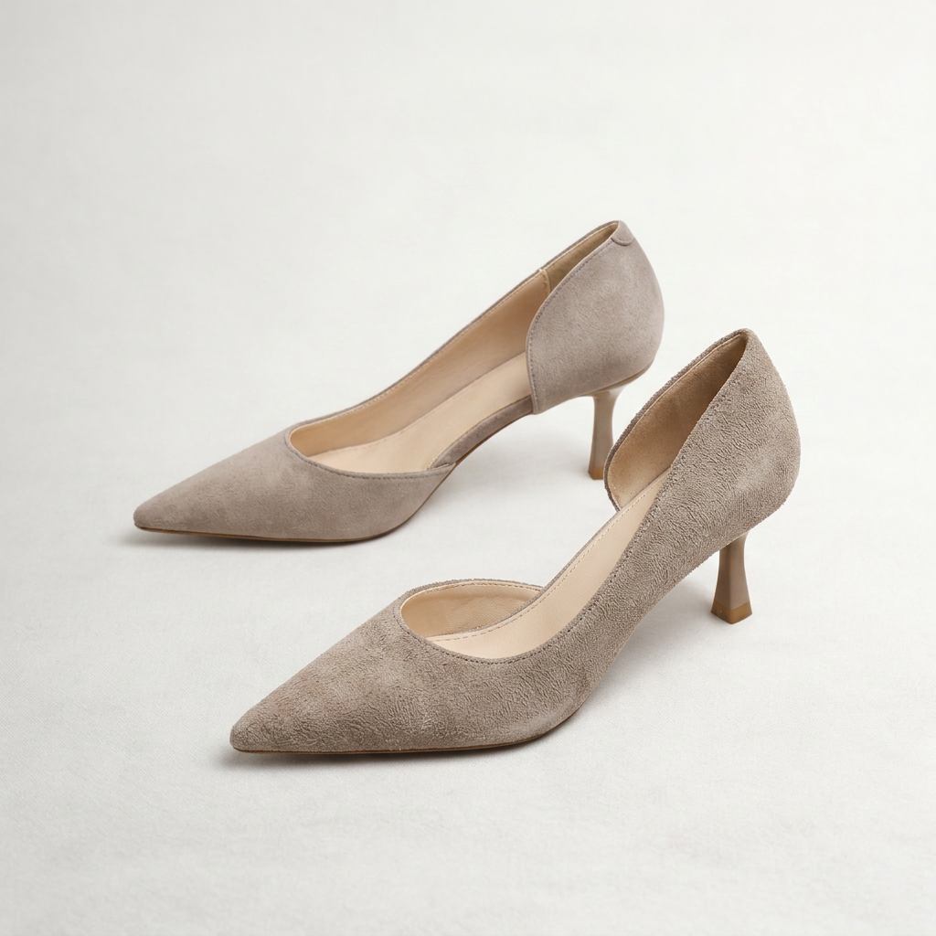 Side-opening high heels