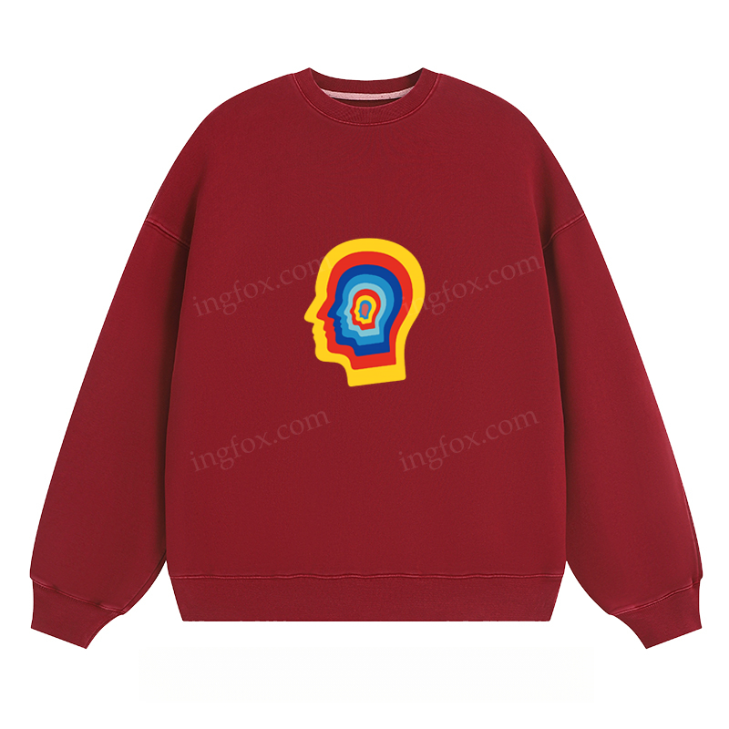 Rainbow Head Silhouette - Classic Unisex Fit Crewneck Sweatshirt