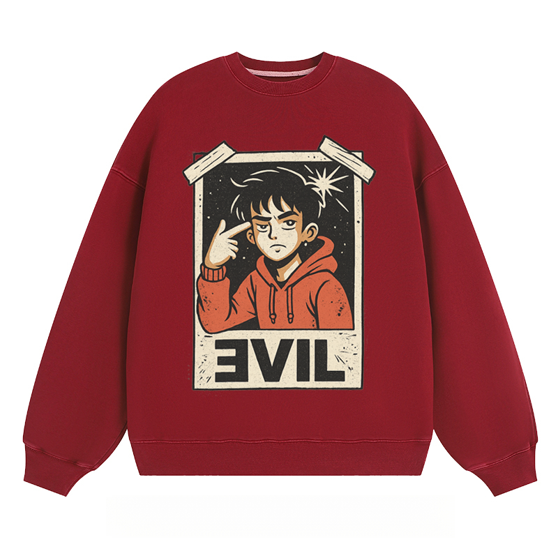 Evil Graphic - Classic Unisex Fit Crewneck Sweatshirt